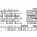 Block 32 / Tectoniques Architects South Elevation