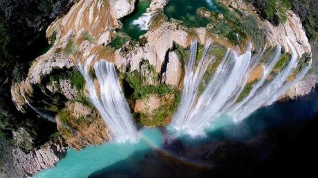 La Cascada de Tamul: Dronestagram la selecciona como una de las fotos más gustadas Las Cascadas de Tamul en San Luis Potosí, Mexico - Foto del usuario 'postandfly' en Dronestagram