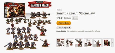Prepedido de Sanctus Reach: Stormclaw Prepedido de Sanctus Reach: Stormclaw