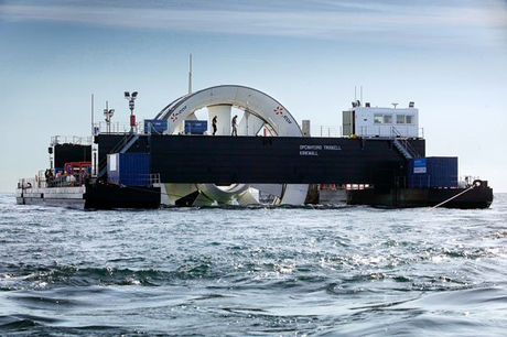 El mar, una inmensa fuente de energía renovable: Parque Mareomotriz Paimpol-Bréhat de Francia.