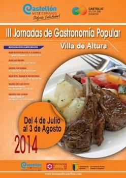 III Jornadas de Gastronomía Popular Villa de Altura (Castellón)