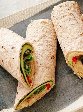 Lunes Saludable Wraps y Pitas Lunes saludable, nutrición , salud, wrap, tortillas, pita, sanguches, snacks, patty arata blog