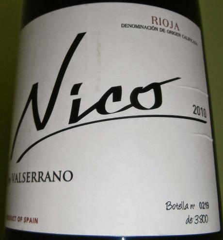 Nico Tinto 2010, de Bodegas Valserrano