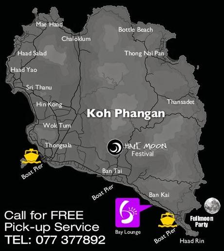 Dia 25 a 28: Cuatro días en el imperio Fluor de Koh Panghan. (Con Full Moon Party)