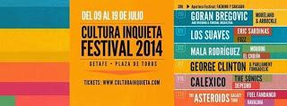 El Cultura Inquieta prosigue con Manu Chao, George Clinton & Parliament Funkadelic, Calexico...