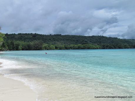 Lungaville; en la Isla del Espiritu Santo, Vanuatu