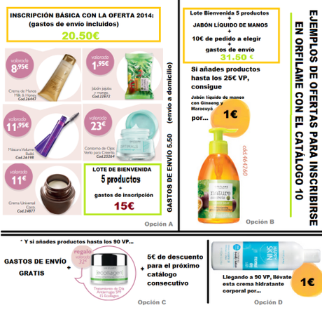 Mejores ofertas del catálogo 10 de Oriflame por menos de 6€ incripcioncat10