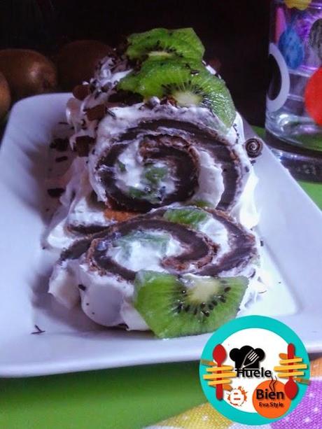 Rollo de kiwi y limón Rollo de kiwi y limón