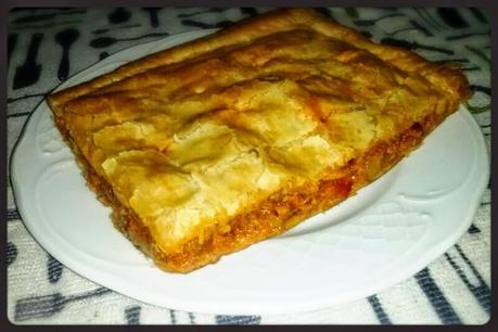 Empanada de Bacalao con Verduras