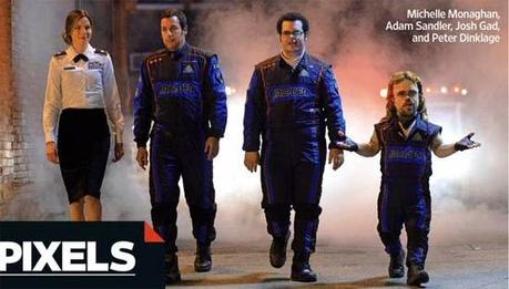 PRIMER VISTAZO A PETER DINKLAGE, JOSH GAD, MICHELLE MONAGHAN Y ADAM SANDLER EN “PIXELS” PRIMER VISTAZO A PETER DINKLAGE, JOSH GAD, MICHELLE MONAGHAN Y ADAM SANDLER EN “PIXELS”
