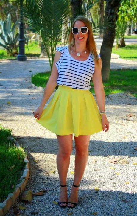 Yellow and Navy Yellow and Navy