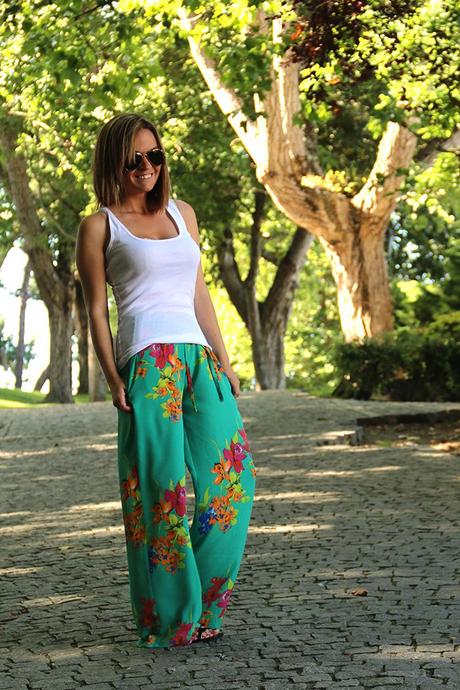 Outfit Low Cost: Palazzo Tropical Outfit Low Cost: Palazzo Tropical