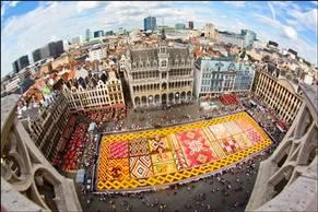 La alfombra de flores de Bruselas