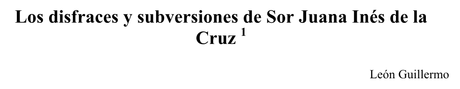 Descarga de textos relevantes acerca de Sor Juana Descarga de textos relevantes acerca de Sor Juana