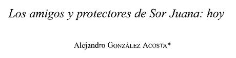 Descarga de textos relevantes acerca de Sor Juana Descarga de textos relevantes acerca de Sor Juana