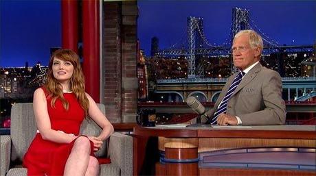 Emma Stone David Letterman