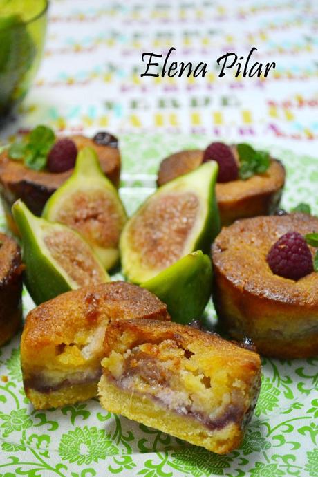 Tartitas bakewell rellenas de higos Tartitas bakewell rellenas de higos