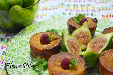 Tartitas bakewell rellenas de higos Tartitas bakewell rellenas de higos
