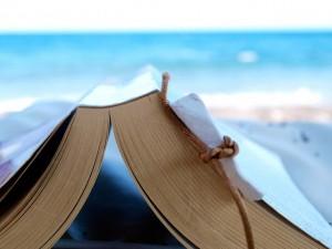 Reading a book at the beach Matemáticas para disfrutar en la playa