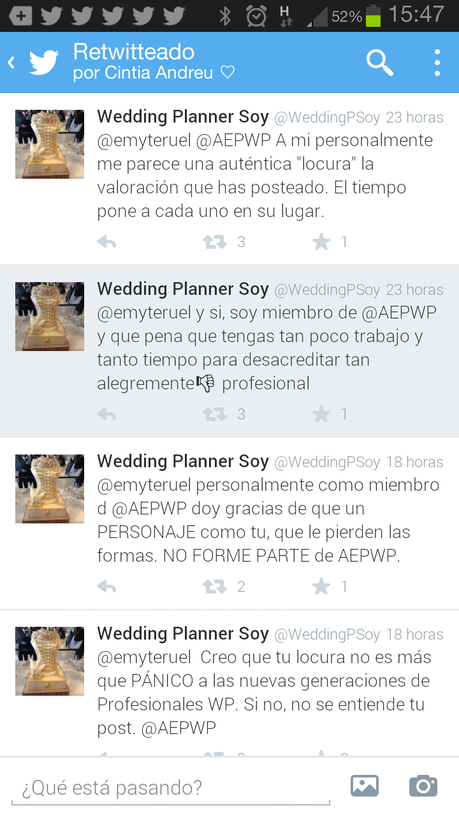 La Asociación Española Profesional de Wedding Planners (AEPWP) 2 parte: lo que mal empieza, mal acaba...