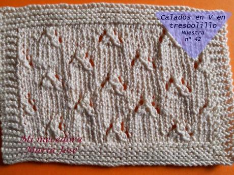 0042.- Calados en V en tresbolillo 0042.- Calados en V en tresbolillo