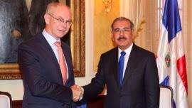 Danilo se reúne con presidente Unión Europea.