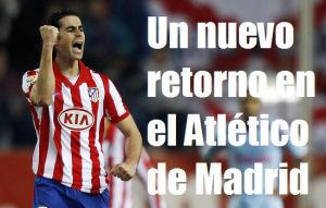 Atletico Madrid's Tiago Cardoso celebrates his goal against Celta Vigo during their Spanish King's Cup quarter final soccer match in Madrid