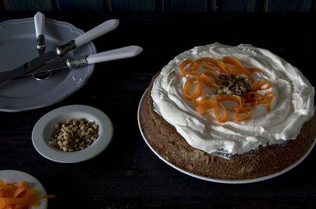 CARROT CAKE  - PASTEL DE ZANAHORIA (RECETA DE JAMIE OLIVER)