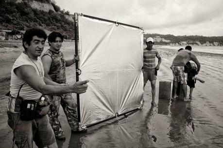 Iván Garcés: Fotografiando Pescador (fotos de producción)*