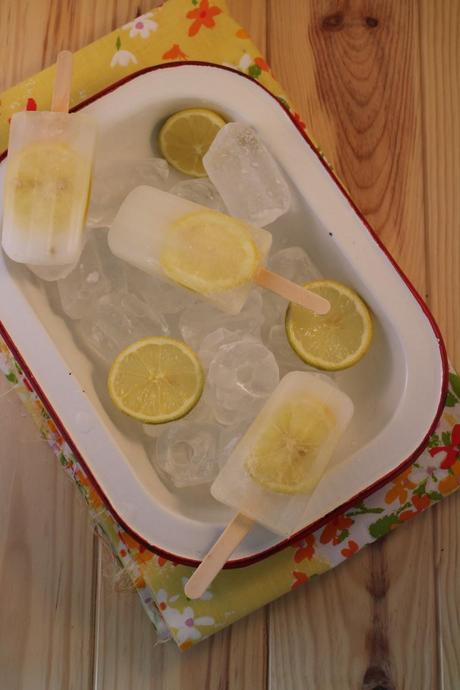 Gin & Lemon Popsicles Gin & Lemon Popsicles