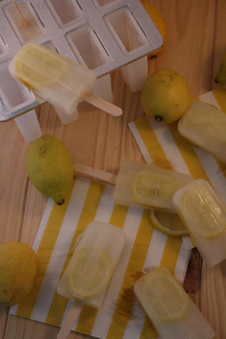 Gin & Lemon Popsicles Gin & Lemon Popsicles