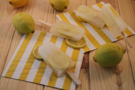 Gin & Lemon Popsicles Gin & Lemon Popsicles