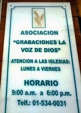 La voz de Dios La voz de Dios