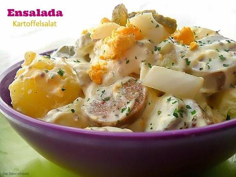 Ensalada alemana de patata ( Kartoffelsalat )