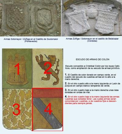 Diego de Veragua y los Sotomayor escudo_armas_cristobal_colon