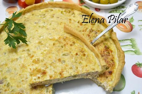 Quiche de atún con aceitunas verdes (Thermomix) Quiche de atún con aceitunas verdes (Thermomix)