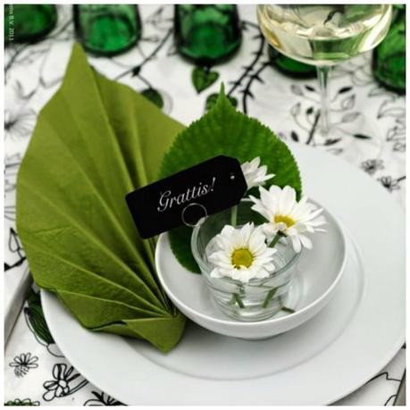 inspiración: mesas en verde // inspiration: green table settings