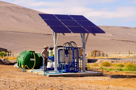 Tecnología elaborada con energía solar entrega agua potable a comunidades aisladas
