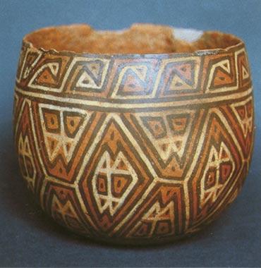 cultura lima ceramica cuenco piel serpiente