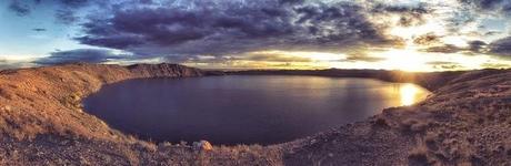 El lago Chagan, el embalse de agua radioactiva