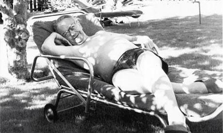 Raymond en Palm Springs en 1957