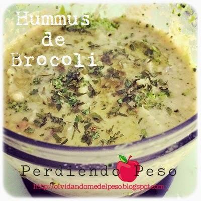 Hummus de Brocoli y Copa de Yogur y Compota de Manzana