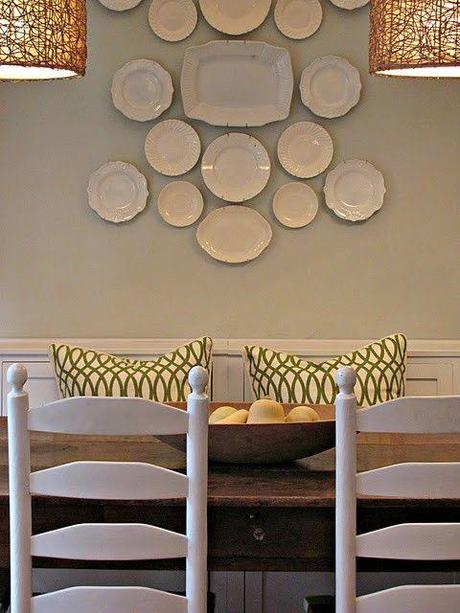 Decoración en la Cocina | Platos Decorados en la Pared - Paperblog