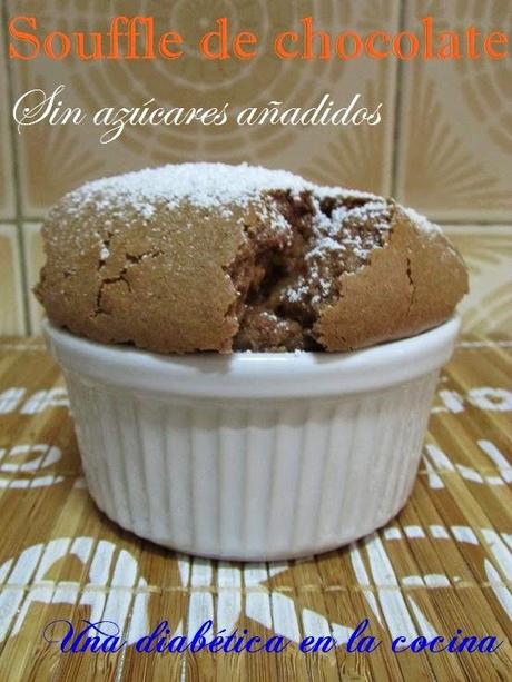Soufflé de chocolate con leche sin azúcares añadidos Soufflé de chocolate con leche sin azúcares añadidos