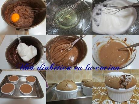 Soufflé de chocolate con leche sin azúcares añadidos Soufflé de chocolate con leche sin azúcares añadidos