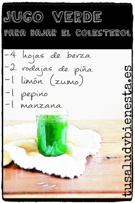 Zumo para bajar el colesterol jugo para bajar el colesterol