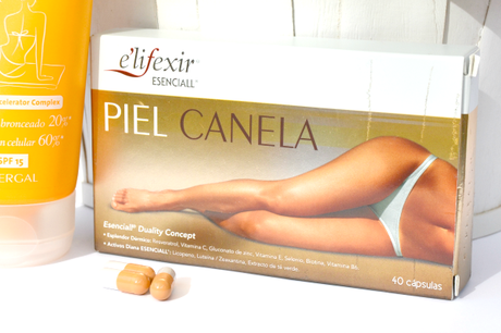 Acelerador de bronceado y piel canela de Elifexir