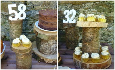 Mesa dulce doble cumpleaños. Tarta Devil´s Food Cake Mesa dulce doble cumpleaños. Tarta Devil´s Food Cake