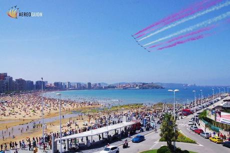 Gijón y su esplendido   Festival  Aereo