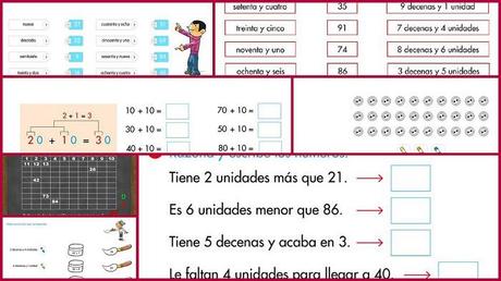 La unidad y la decena: 2do grado